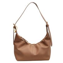 MOODS Lychee Pattern Tote Bags For Women  Latest Branded Shoulder Hobo Bag Soft PU Leather Retro Large Capacity Shopper Tote 31x25x13cm