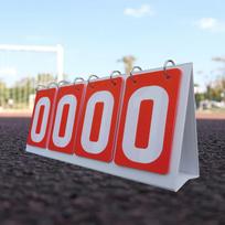 Table Top Scoreboard Scoring Board 4 Digit Score Keeper Professional for Basketball raudona