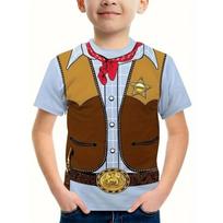 Uniform Cosplay 3d Print Tshirt Kids Boys Clothesshirt Short Sleeve Children's Clothing Fashion T Shirt For Boys Top Tee 100 beige