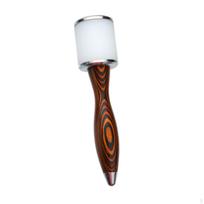 Leather Carving Hammer Leathercraft Mallet Manual Straight Head DIY Tool for Handmade Black