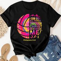 Volleyball Print Graphic Sports Tee Short Sleeves Crew Neck Casual Tops Unisex's Fashion Print Summer female Crew collar Clothing L pink