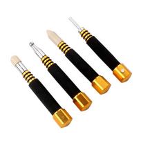 4PC neslystantis automobilio kėbulo įlenkimų taisymo įrankis, nuimamas rašiklio formos be pėdsakų taisymo įrankis automobilio kėbulo įlenkimų šalinimui 4PCs /set black
