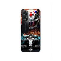 Case for Oppo A58 lewis hamilton mercedes 44 juoda