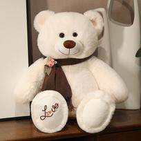 60cm Kawaii Scarf Teddy Bear Plush Toy Doll Soft Stuffed Animal Bear Toys Cute Birthday Gift for Girls Boys Kids Children