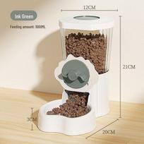 Hanging Pet Water Feeder: No Spill Cage-Mounted Fountain for Cats & Dogs Hanging Cage Feeder geltona