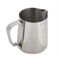 Coffee Pitcher Milk Frothing Jug Coffee Jug Stainless Steel Measuring Cup Coffee Jug Milk Frothing Pot Espresso Latte Pitcher gray