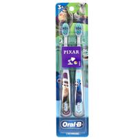 Oral-B, toothbrush, extra soft, ages 3 and up, Pixar, 2 toothbrushes