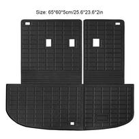 TPE Floor Mats for Hyundai Palisade 2020-2024 All Weather Protection Floor Liner Cargo Liner Trunk Mat With Backrest juoda