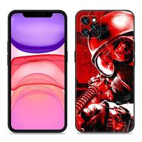 Metro 2033 telefono dėklas Apple iPhone 12 13 Mini 11 14 15 Pro Max 7 8 Plus X XR XS SE 2020 2022 juodas silikoninis dėklas iPhone 14