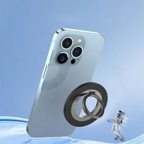 Magnetinis telefono žiedo laikiklis, skirtas MagSafe Finger Ring Kickstand Metalinė telefono rankena, skirta iPhone 15 14 13 12 Išmaniojo telefono priedai CHINA white