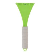 Car Windshield Scraper PP With EVA Foam Handle Car Window Snow Remover for Winter Green žalia