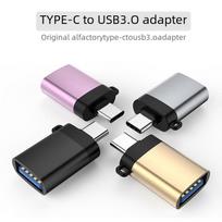 C tipo į USB 3.0 OTG adapteris su dirželiu mobiliesiems telefonams, pelėms ir USB atmintinėms prijungti Gold with Lanyard