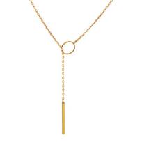 Fashion Necklace Personality Infinity Cross Pendant Choker Gold Color Clavicle Chain On Neckfor  Women Girls Jewelry Accessories ARI auksas