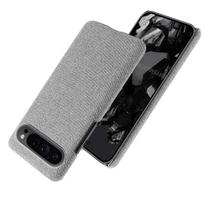 For Google Pixel 9 Pro 8 7 6 5 3 2 Case Luxury Fabric Antiskid Cover For Google Pixel 4 XL 4a 5a 5G 6a 7a 8a 9 Pro Cloth Case For Pixel 9 šviesiai pilka spalva
