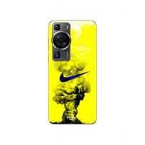Coque - MANIACASE - Huawei P60 - Souple - Jaune - Logo just do it