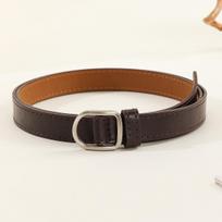 Lazy Belt Casual Simple Perforated Women'S Belt Paired With Jeans Men'S Belt Pu Leather Belt 105cm