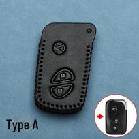 BYD Dolphin, Yuansong Pro, Qin Plus, Han DMI, Tang New Energy Leather Key Cover Type A, single key cover + anti-lost number plate