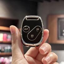 Raktų dėklo dangtelis, skirtas Honda Accord Civic CRV CR-V Pilot Insight Ridgeline Protector Fob priedams juoda