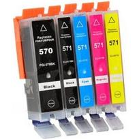 „Canon MG“ ir „MG PIXMA“ suderinami dėklai – ENCRE DE FRANCE – PGI 570 XL juoda, CLI 571 XL spalva