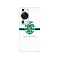 Coque - Maniacase - Huawei P60 Pro - Sporting Portugal - Souple - Blanc balta