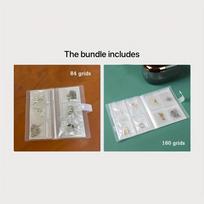 1 set of antioxidant jewelry storage bag, desktop drawer storage box, transparent necklace, bracelet, ring rack, jewelry storage box. Pack of 2