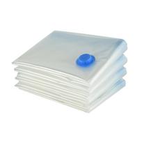 Reusable Vacuum Compression Sealer Bags with Hand Pump Ideal for Clothes Blankets Bedding and Space Saving Storage 30x40cm white