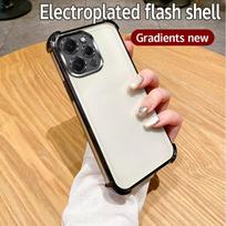 For Redmi 12 4G Case Redmi 12 5G Cover Redmi 12R Phone Case Redmi Note 12R Redmi 12 Shockproof Protect Cover Clear electroplate For Redmi 12 4G