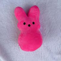 NAUJI Velykiniai Peeps Kiškučiai Pliušiniai Žaislai Animaciniai Triušių Žaislai Minkšti Kimštiniai Gyvūnų Žaislai Namų Dekoracija Peluche Kiškutis Vaikų Dovanos 15CM raudona