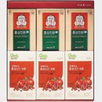 CheongKwanJang Daborok Suyeon (Tikrasis raudonasis ženšenis 40 ml 3 pakeliai*3 + Raudonasis ženšenis granatas 50 ml 3 pakeliai*3) (18 dienų tiekimas)