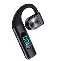 Belaidės „Bluetooth“ ausinės, pakabinamos ausinės OWS, atviros, ilgai tarnaujančios vairavimo verslui, didelės talpos Single earphone juoda