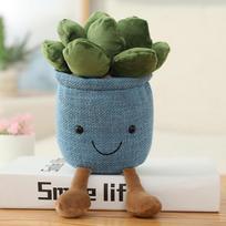 Creative Plush Tulip Succulent Ornaments – Fun Simulated Potted Decor for Home, Study, or Living Room 25cm (0.12kg) black