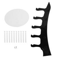 5 Pairs Plastic Eyeglasses Shelf Sun Glasses Display Stand Rack Storage Holder Black juoda