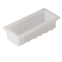 1400 ml silikoninė muilo forma, nelipni, daugkartinio naudojimo, stačiakampė duonos forma namų kepyklai white