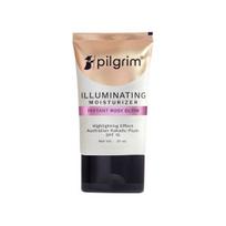 Pilgrim švytėjimo suteikiantis drėkinamasis kremas veidui | Momentiniam rausvam švytėjimui ir SPF 15 | Neriebus šviesinamasis kremas | Visiems odos tipams 30 ml beige