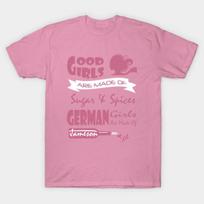 T Shirt Women Good Girls German Girls Harajuku Print Kawaii Tshirt Summer Short Sleeve Female T-Shirt Top Tee S