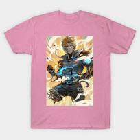 T Shirt Women Number 1 Cyborg Harajuku Print Kawaii Tshirt Summer Short Sleeve Female T-Shirt Top Tee S rožinė