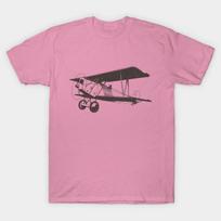 T Shirt Women Historical Plane Design Harajuku Print Kawaii Tshirt Summer Short Sleeve Female T-Shirt Top Tee S rožinė