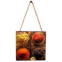 Colorful Wooden Pepper Chili/Chilli String Home Decoration Hanging Plate