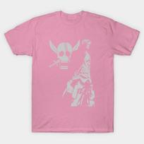 T Shirt Women Read Hair Pirate Akagami Shanks Harajuku Print Kawaii Tshirt Summer Short Sleeve Female T-Shirt Top Tee S rožinė