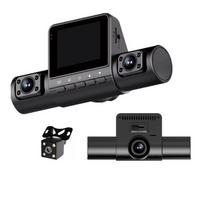 Four-Channel Dash Cam 1080P Driving Recorder HD 1080P Front Inside Rear View Infrared Night Vision Car Charge Reversing Camera 4Ch DVR 0G