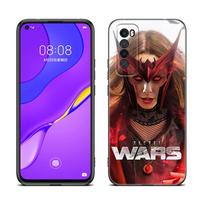 Scarlet Witch Black Silicone Phone Case For Huawei Nova 11 12 Ultra 9 10 SE Pro 11E 11i 12i Y70 Plus Y60 Y61 Y71 Y72 Y90 Y91 Huawei Nova 11i