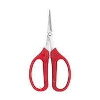 Nerūdijančio plieno sodo genėjimo žirklės: Neslystančios, daugiafunkcinės šakų ir vaisių žirklės Red Curved Head Shears raudona