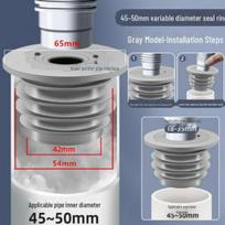 Silicone Deodorant Seal for Kitchen and Washing Machine Drain Pipes