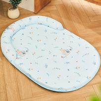 Ice Pad for Cooling Dog Kennel In Summer In Summer Teddy Bed Sleeping Mat for Four Seasons Universal Dog Mat Pet Supplies S size: 50cm * 32cm beige