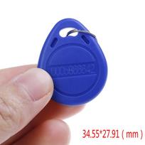 10 vnt Tk4100 raktų pakabukai 125Khz Rfid artumo ID kortelės žetonų žymos Raktų pakabukai Nfc blue