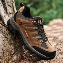 Men's Large Breathable Hiking Shoes: Non-Slip, Wear-Resistant, Cross-Country Running Shoes for Outdoor Travel 37 ruda
