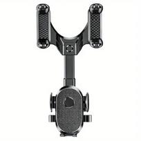 360 Universal Car Phone Holder Rearview Mirror Mount Car Phone Bracket Navigation GPS Stand Foldable Mobile Cell Support in Car juoda