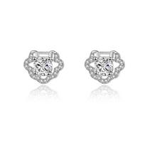 Ruyi Lock Ping An Lock Earring Mini Gift for Girlfriends Best Friends