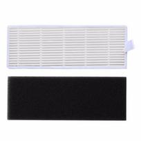 Atsarginės dalys iLife A4 A4S A40 Polaris PVCR 0926 0726W 0826 robotui dulkių siurbliui: pagrindinis šoninis šepetys, Hepa filtras, šluostė, priedai white