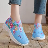 Summer  New Women's Fashion Trend Lazy Shoes Water Diamond Casual Breathable Shoes Women's Sports Shoes 36